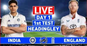 England vs India, 1st match